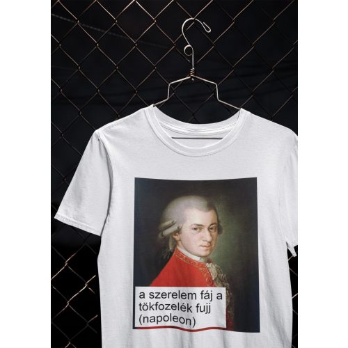 Mozart fehér póló