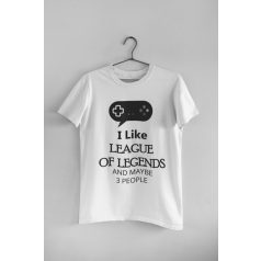 I like LEAGUE OF LEGENDS fehér póló