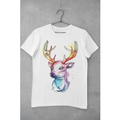 Colored deer fehér póló