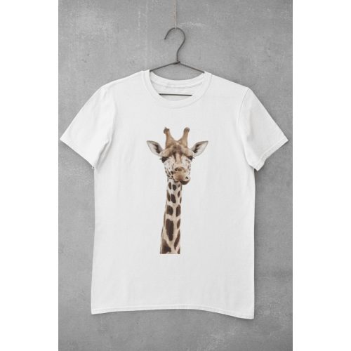 Giraffe smile fehér póló