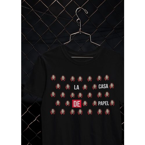 La Casa De Papel Dali fekete póló