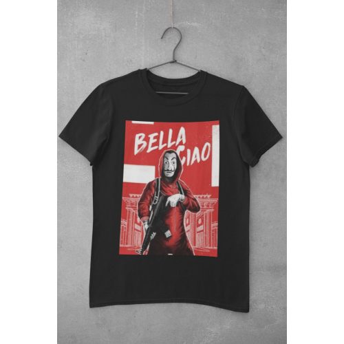 Bella Ciao fekete póló