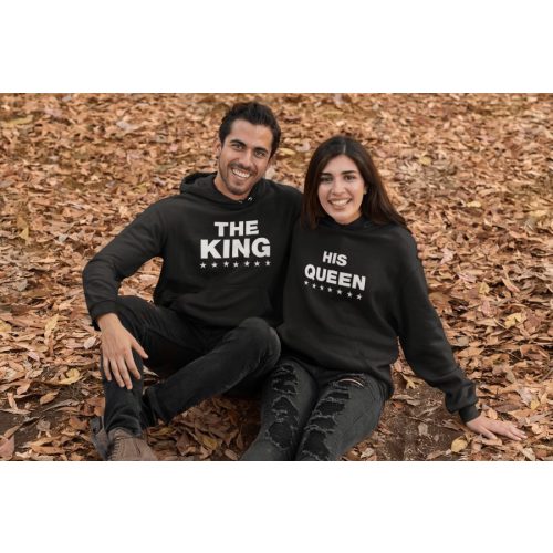 King & Queen páros fekete pulóverek 6