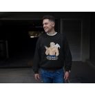 Kokszos Károly fekete pulóver