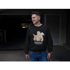 Kokszos Károly fekete pulóver