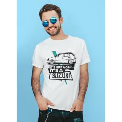   It's not a car…, it's a suzuki swift old fehér póló