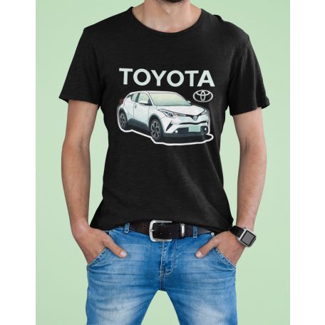 Toyota CHR sport fekete póló