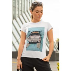 Trabant Classic splash fehér póló