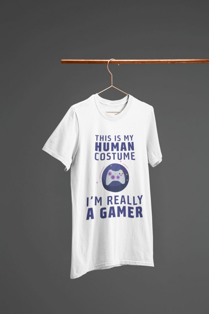 This is my human costume fehér póló