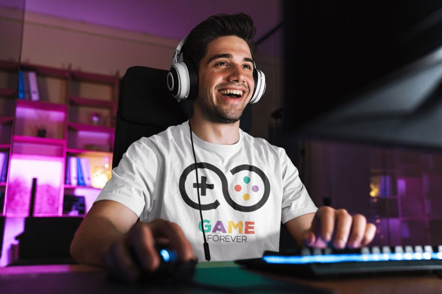 Game forever fehér póló