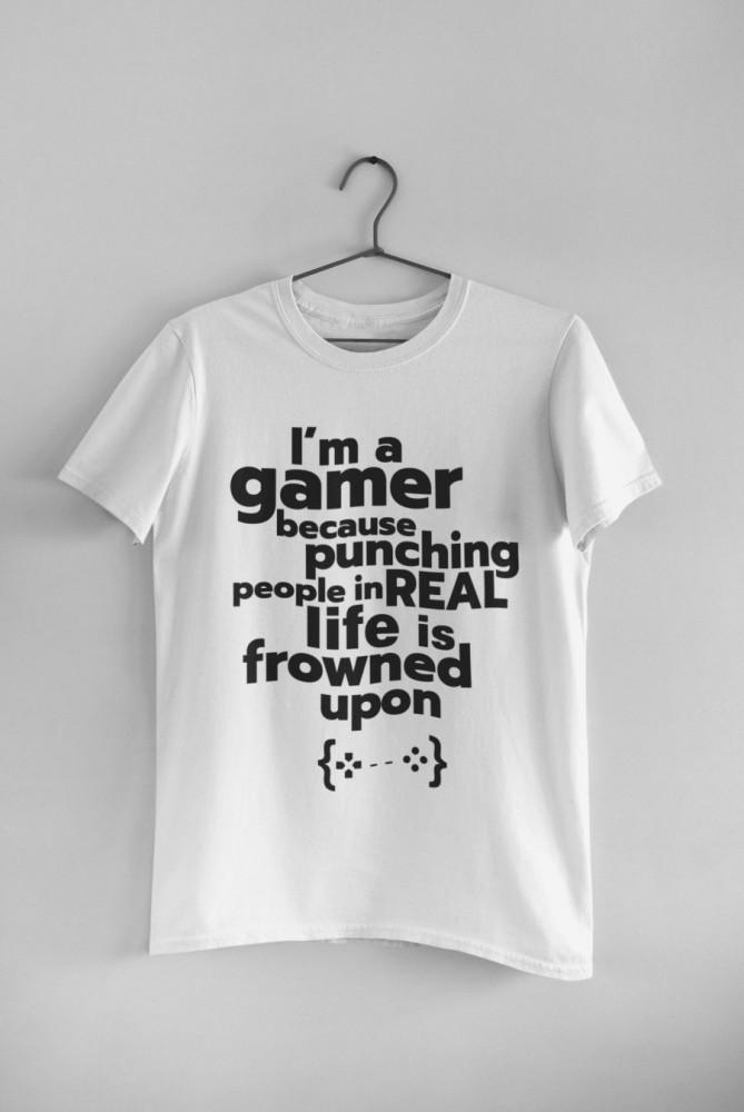 I'm a gamer fehér póló