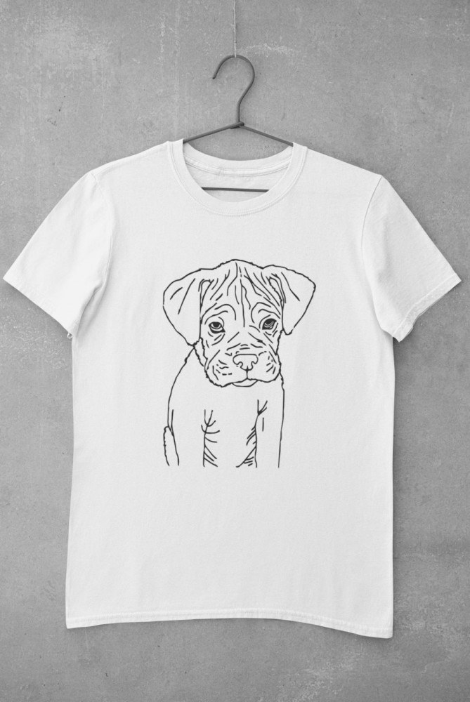 Puppy skicc fehér póló