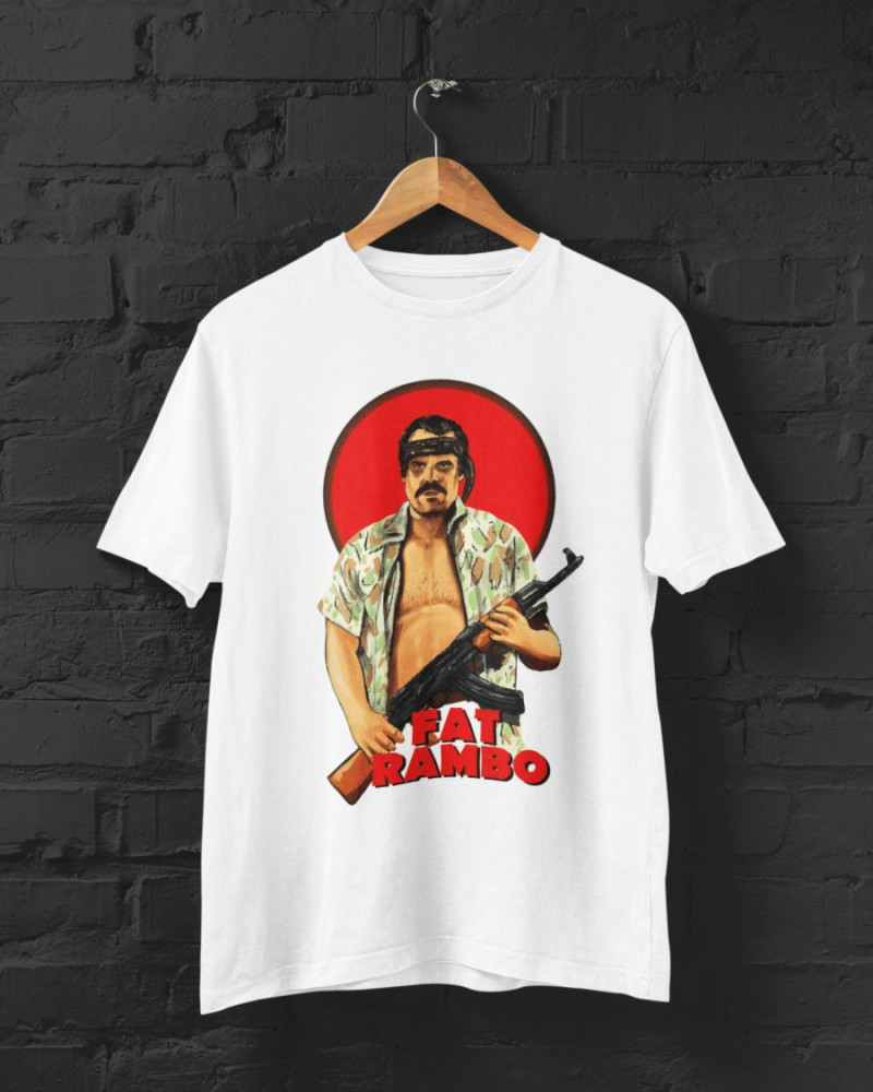 Fat Rambo fehér póló