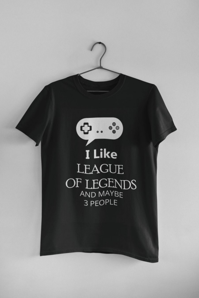 I like LEAGUE OF LEGENDS fekete póló