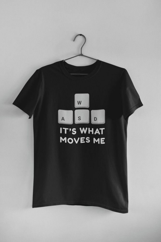 It's what moves me fekete póló