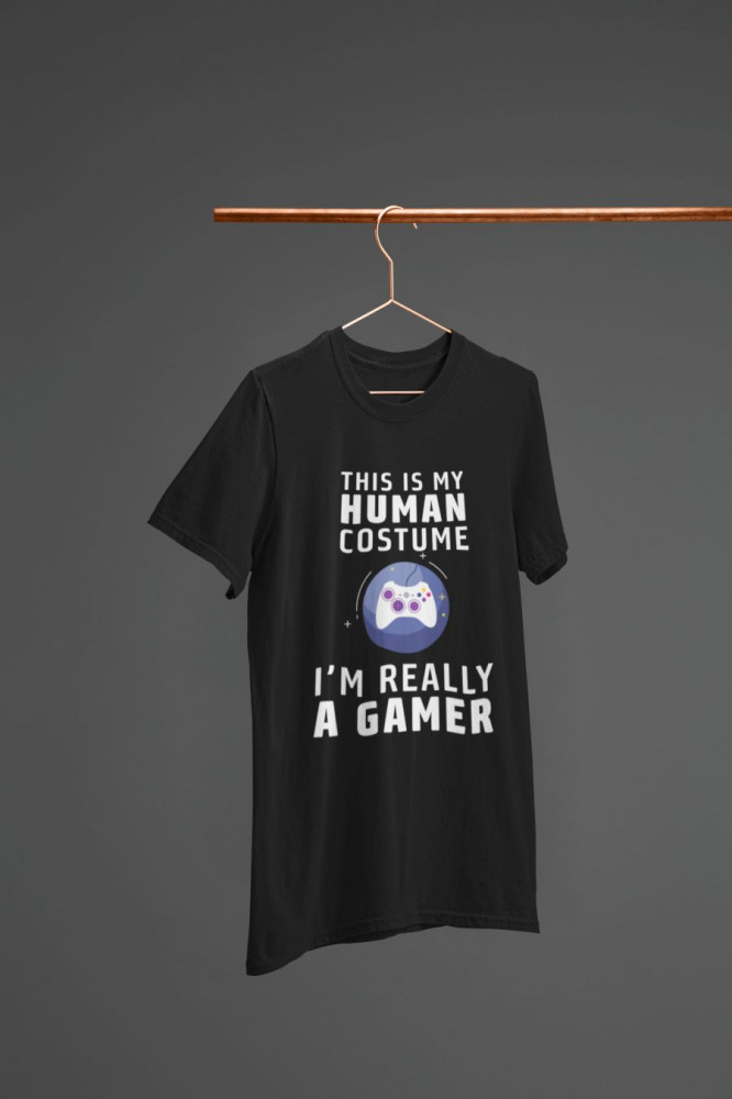 This is my human costume fekete póló
