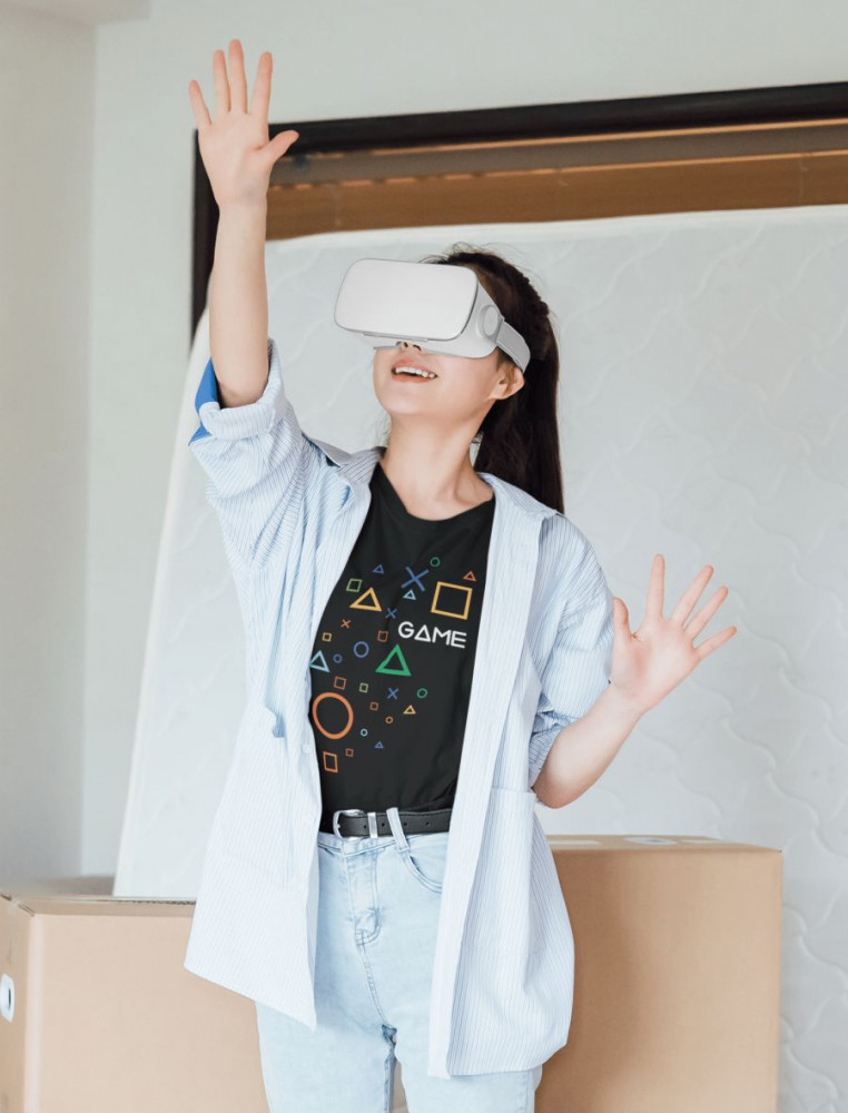 Game symbols fekete póló