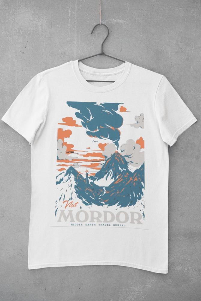Visit Mordor fehér póló