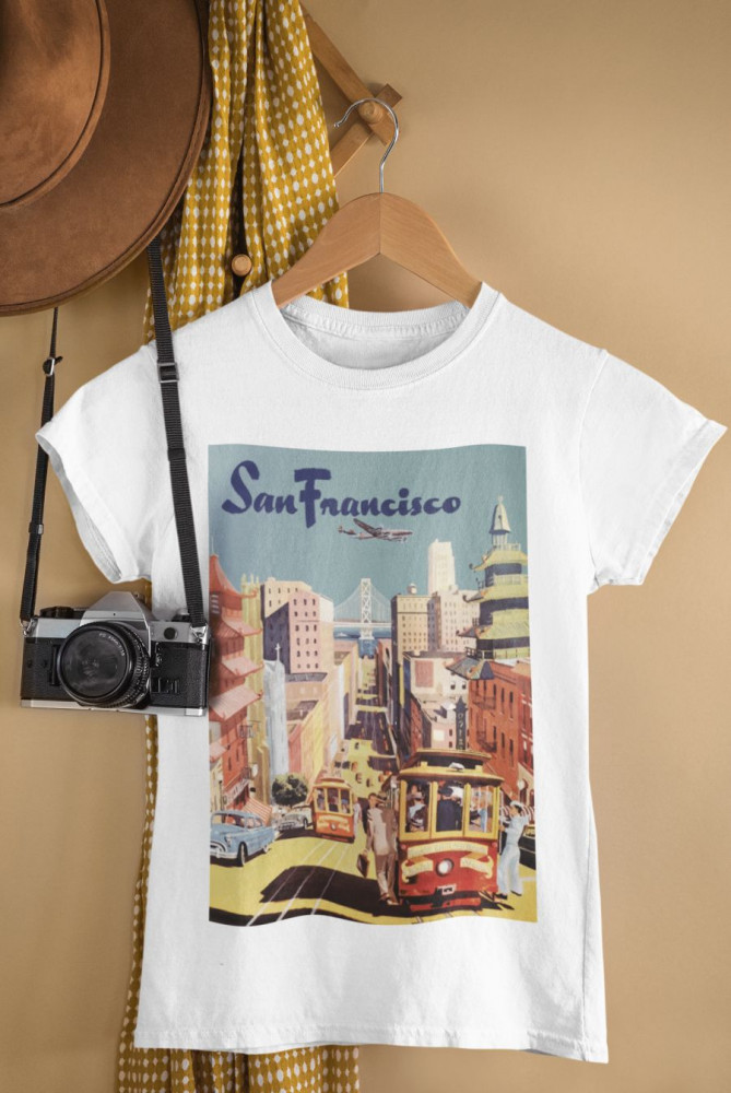 San Francisco fehér póló