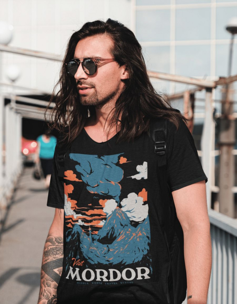 Visit Mordor fekete póló