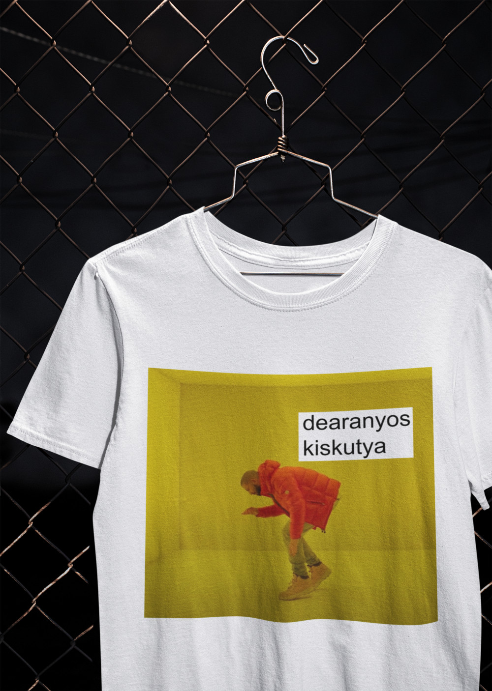 Dearanyos kiskutya fehér póló