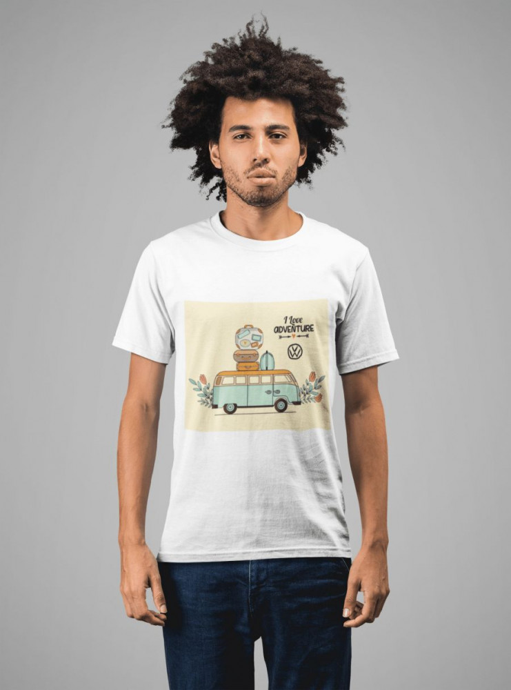 I love adventure VW fehér póló