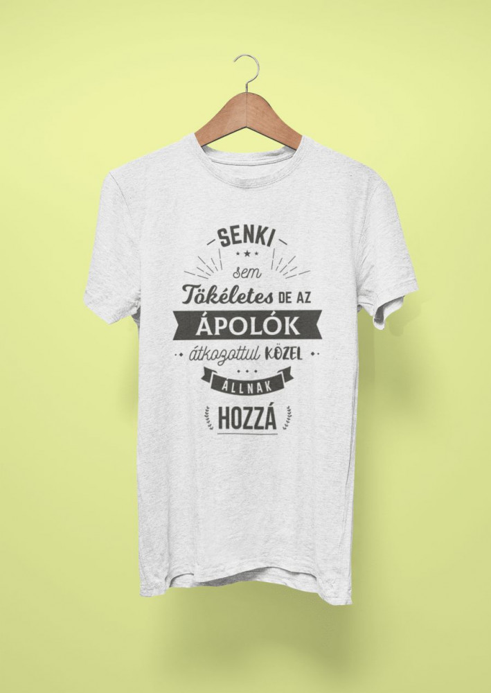Ápoló01 fehér póló