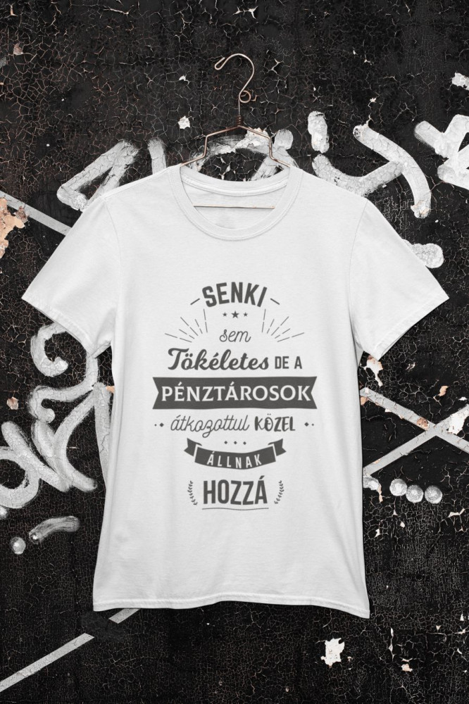 Pénztáros fehér póló