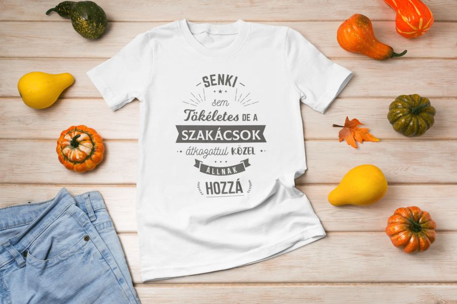Szakács fehér póló