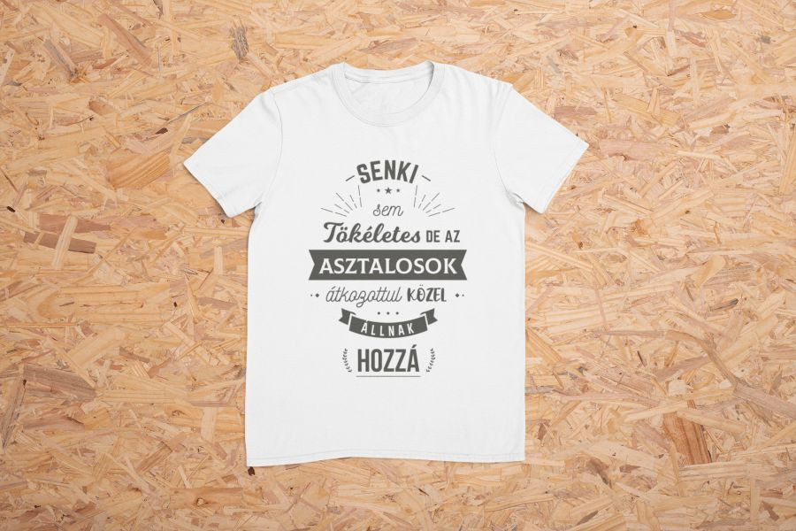 Asztalos fehér póló