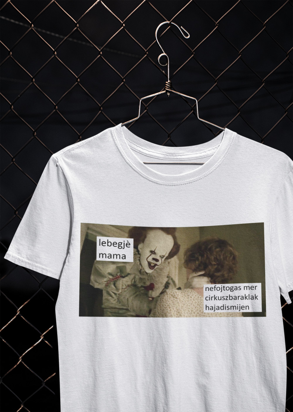 Lebegjé mama fehér póló