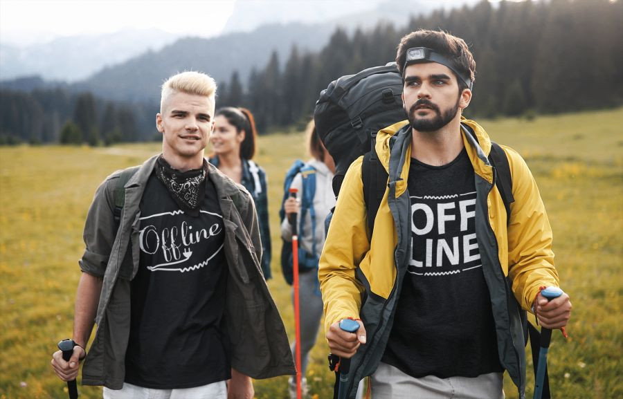 Offline fekete póló