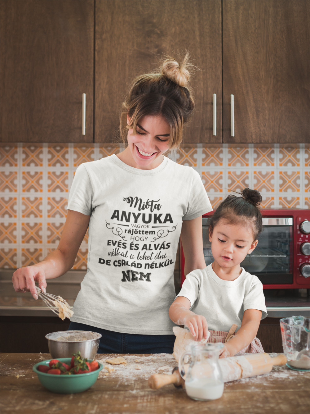 Mióta anyuka vagyok... fehér póló
