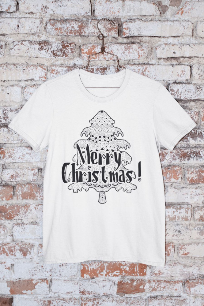 Merry Christmas karácsonyfás póló 1