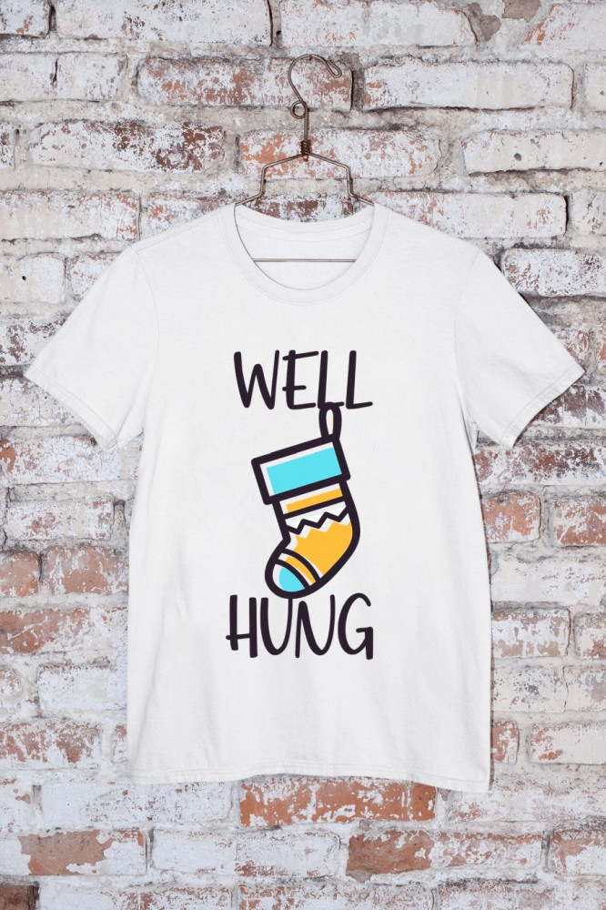 Well hung fehér póló