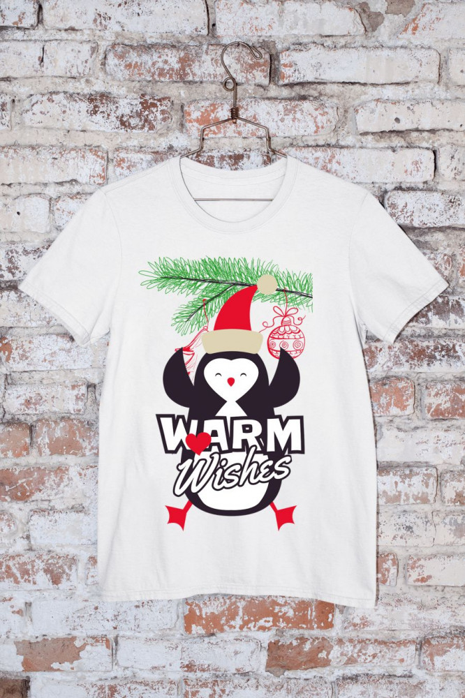 Warm wishes fehér póló