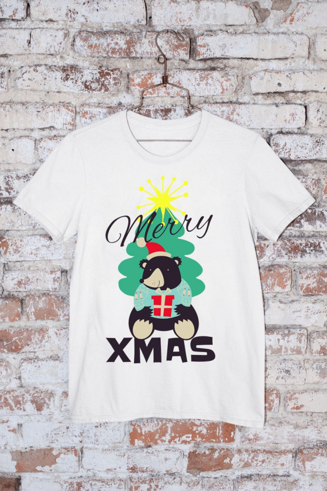 Merry XMAS medvés póló