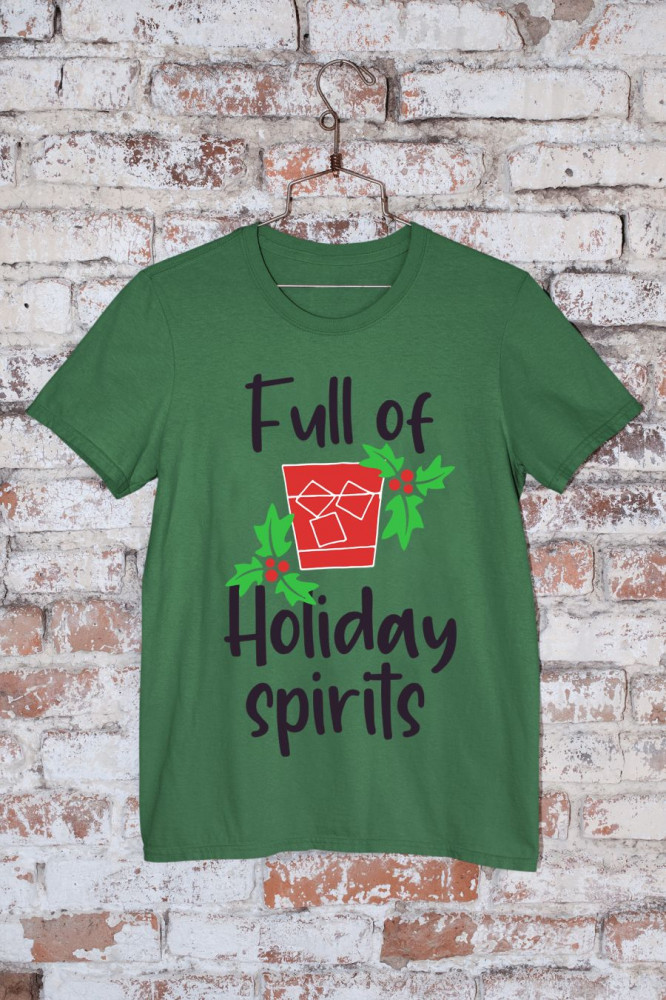 Full of holiday spirits póló