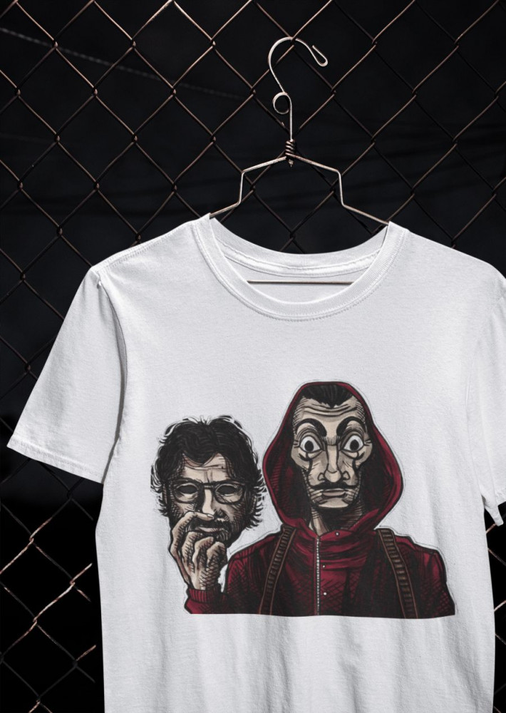 Professor & Dali fehér póló