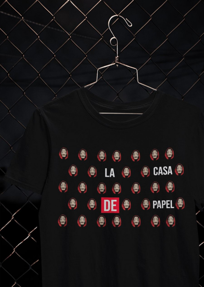 La Casa De Papel Dali fekete póló