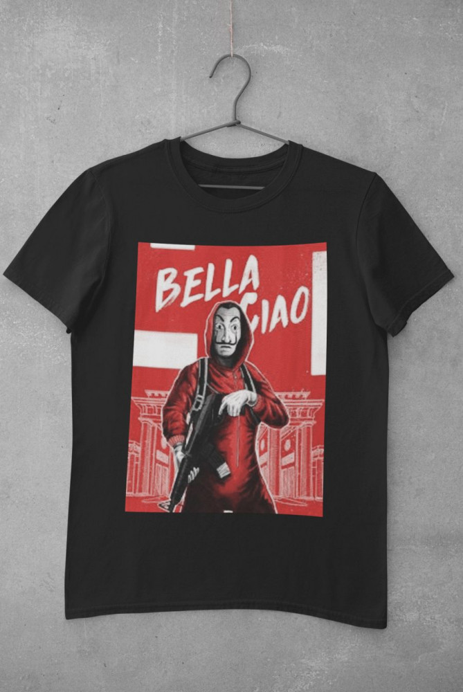 Bella Ciao fekete póló