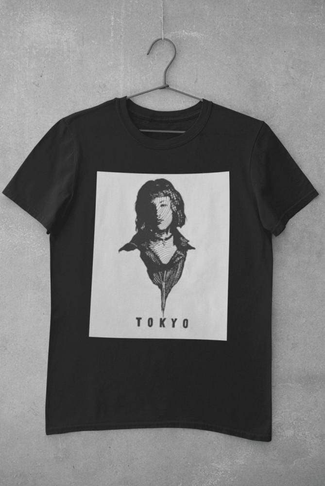 Tokyo fekete póló