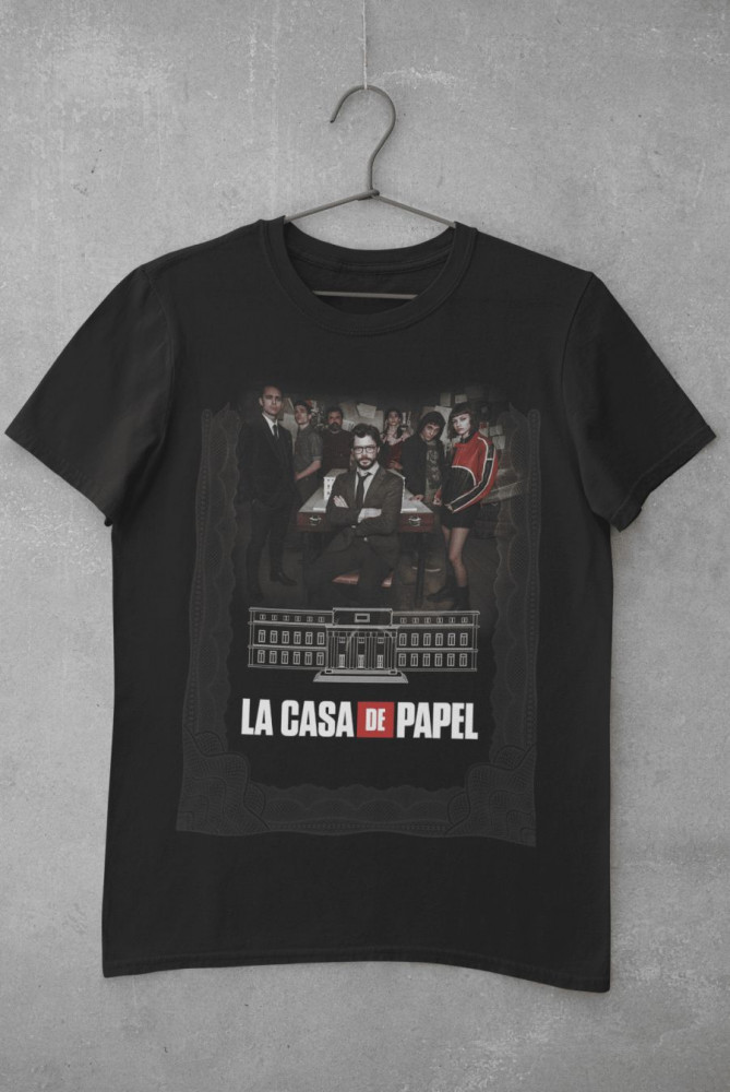 La Casa De Papel fekete póló