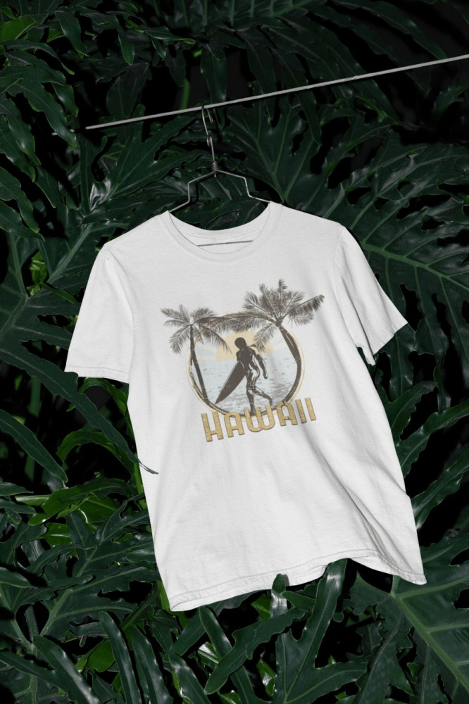 Hawaii fehér póló