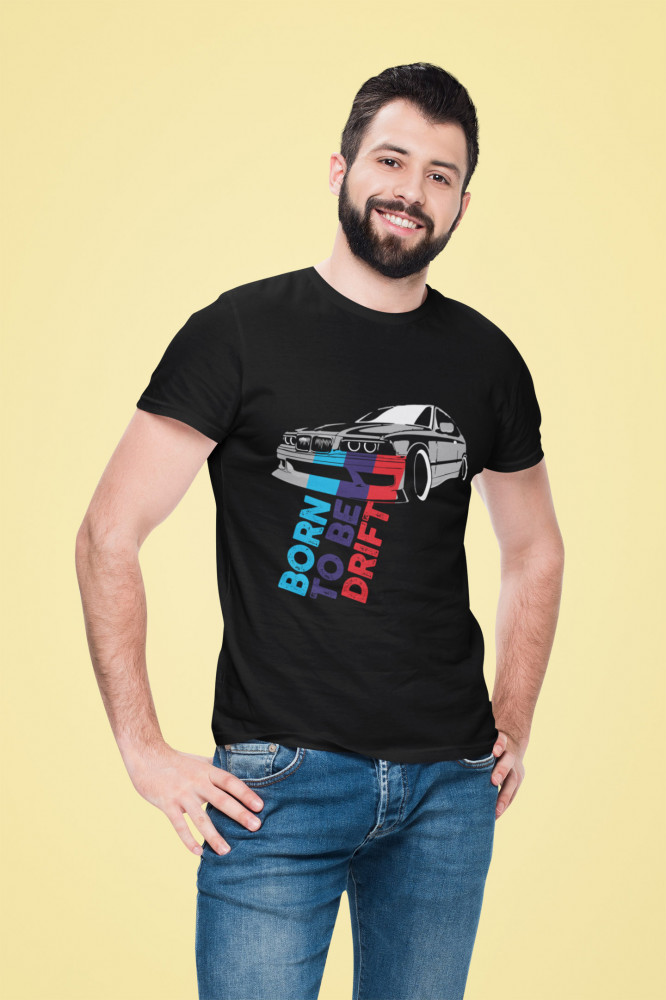 Born to be drift - BMW fekete póló