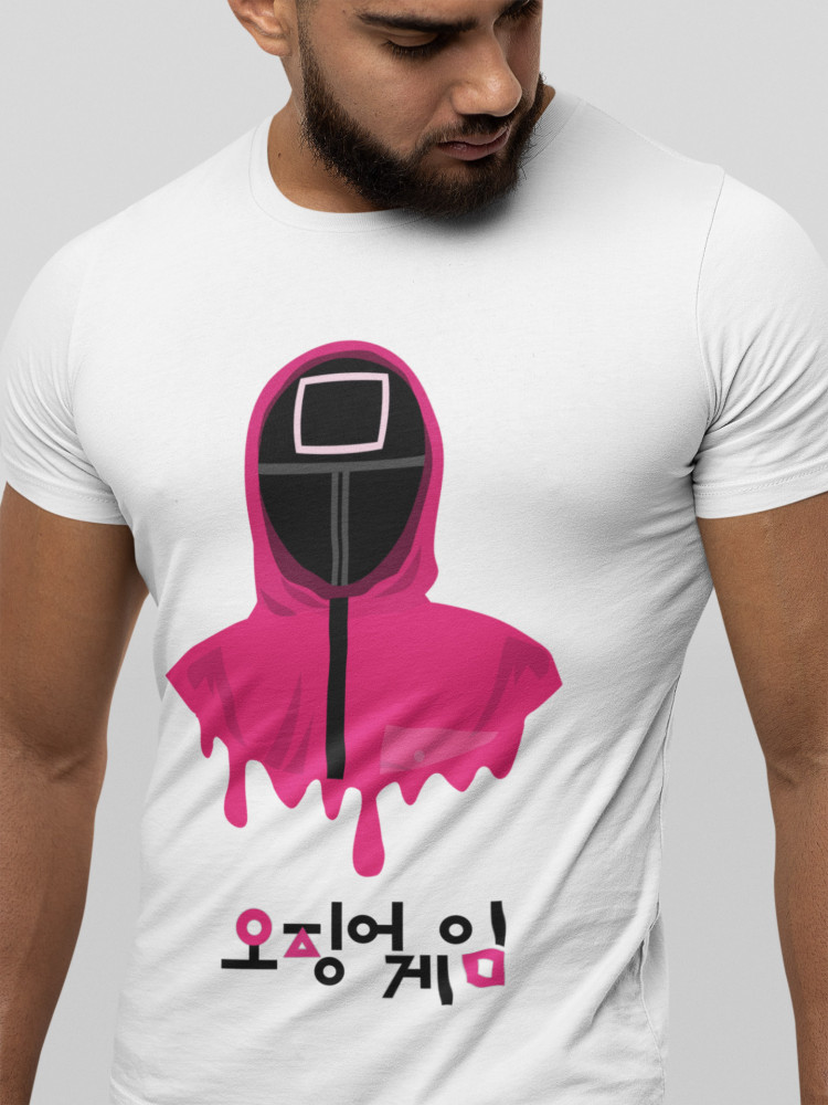 SquidGame 06 fehér póló