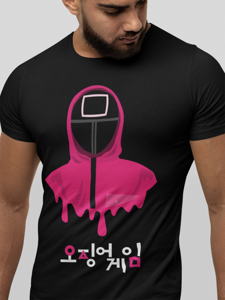 SquidGame 06 fekete póló