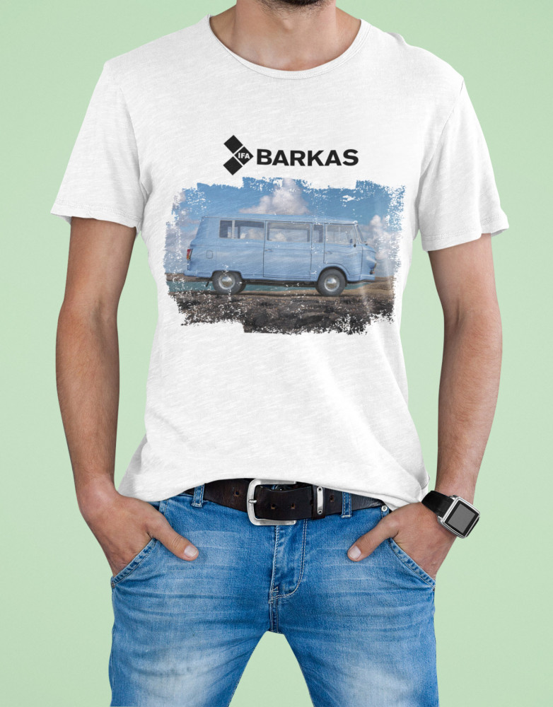 Barkas Road fehér póló