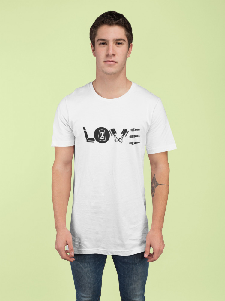 Love Lada fehér póló