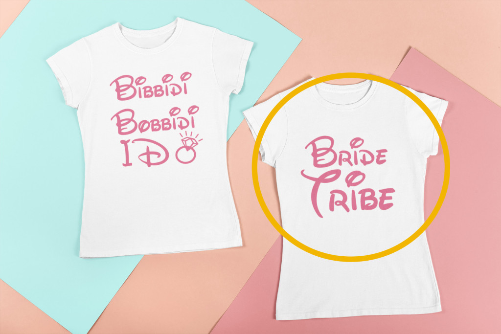 Bibbidi Bobbidi I Do fehér póló 2